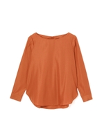 ◆大きいサイズ◆バックシャンシャツ/テラコッタ(150)