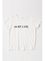 【AZUL by moussy】I'M NOT A GIRL T/BLU