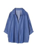 《BLANCHIC》テンセルデニムスキッパー/インディゴ(120)