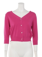 コンパクトカーディガン/ピンク