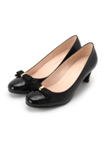 vanity beauty エナメルキャップパンプス/ブラック(019)