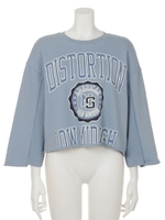 【Shelly island】キリッパロゴトレーナー/ライトブルー