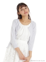 プチフラワーシフォンチェックアンサンブル/ライトブルー