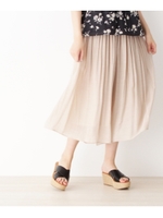 【紫外線カット】ギャザースカンツ/ブルー系(094)