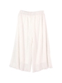 プリーツレースパンツ/ホワイト