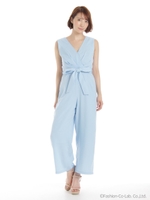 カシュクールオールインワン/ベージュ