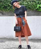 ウエストシャーリングドッキングワンピース