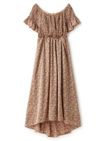 ヴィンテージライクワンピ/マスタード