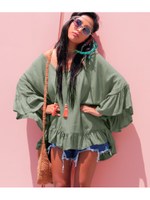 【anap mimpi】タッセルポイントボリュームトップス/BEG