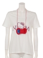 ハローキティ3DプリントTシャツ/WH