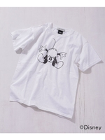 ミッキー/Tシャツ3/グレー