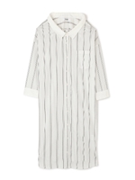 クレリックシャツワンピース/WH×GYストライプ1(031)
