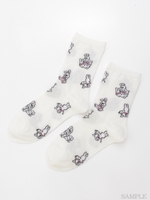 FRISK BUNNYS SOCKS/OFF WHITE