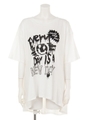 NEW DAY変形Tシャツ/ホワイト