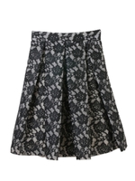 【ブラウス】レースボンディングスカート/サーモンピンク