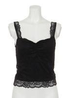 スカラップレースビスチェ/ワイン