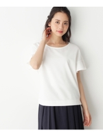 フリルスリーブプルオーバー/ホワイト(001)