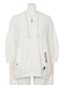 ヴォリュームスリーブコビニャーパーカ/ホワイト