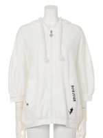 ヴォリュームスリーブコビニャーパーカ/ホワイト
