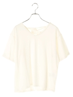 ・バックレースアッププルオーバー/マスタード