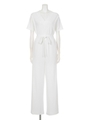 【BED&BREAKFAST】DRY COTTON Jumpsuit/WHITE