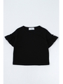 【KIDS】袖フリル TEE/WHT