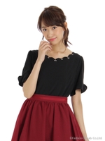 スカラッププリンセスブラウス/ピンク