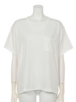 バックプリントロゴT/S/WHT