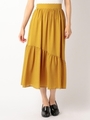 レトロロングスカート/マスタード