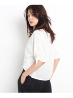 袖リボンジャージカットソー/ライトパープル(081)