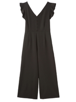 PEACH JOHN/フリルスリーブオールインワン/ライトベージュ