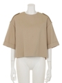 [GREED]WOOL GABARDINE Big Blouse/BEIGE