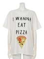 【ANAP】PIZZAプリントBIGTシャツ/D.GRY