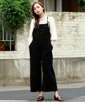 【期間限定】コーデュロイワイドサロペット