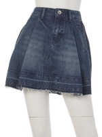 タックフレアJ/L DENIM SK/BLU