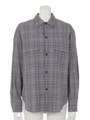 [BED&BREAKFAST]DOBBY CHECK Shirt/BLACK