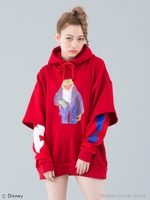 little sunny bite × muppets kermit hoodie/RED