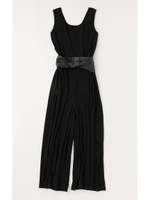 テンセルベアフライスベルト付きオールインワン/OLIVE