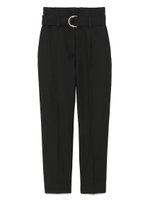 ベルト付ハイウエストテーパードパンツ/GRN