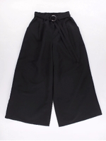 ポリピーチワイドパンツ/キャメル