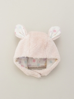 BABY アニマル耳付き帽子/ピンク