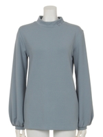 コビニャーパフスリーブタートル/ボルドー