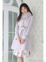 ミルキーｆｏｘファーコート/Sベージュ