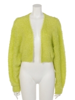 [BED&BREAKFAST]COLOR MALL Short Cardigan/LIME