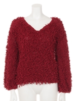 ループデザイントップス/O/WHT