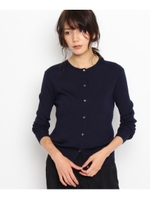 CRYSTAL リブカーディガン/ダークオレンジ(068)