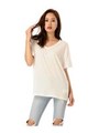 ＶネックＴシャツ/WHITE