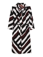 アンティークデシンＰＴボウカラーワンピース/キャメル5(045)