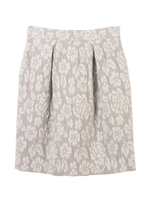 【スカート】ふくれジャカードタイトスカート/ベージュ