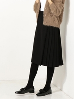 【WEB限定】◎JC 巻きプリーツスカート/BLACK